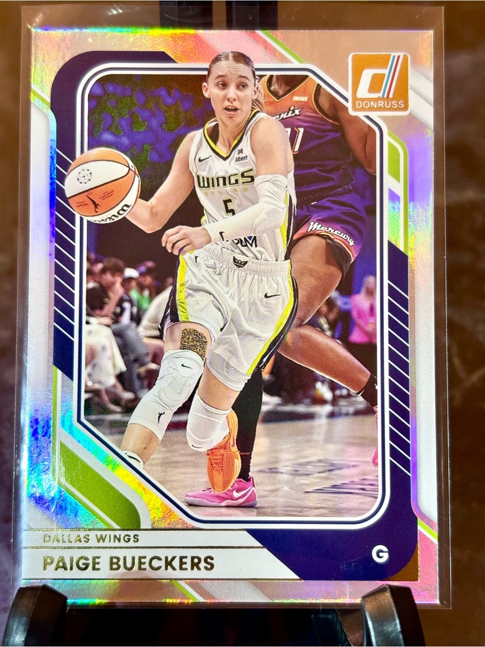 Paige Bueckers Basketball Card Dallas Wings Donruss Holo